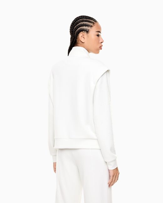 EA7 White Precious Sweatshirt