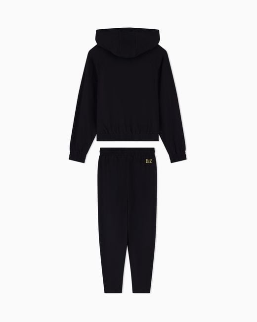 EA7 Blue Tracksuit Regular Fit Hooded