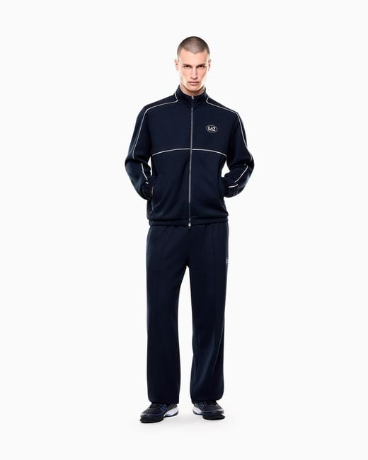 EA7 Blue Tennis Pro Tracksuit for men