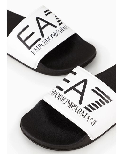 White ea7 sale sliders