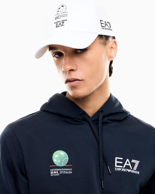 EA7 White Internazionali Bnl D'Italia Baseball Cap