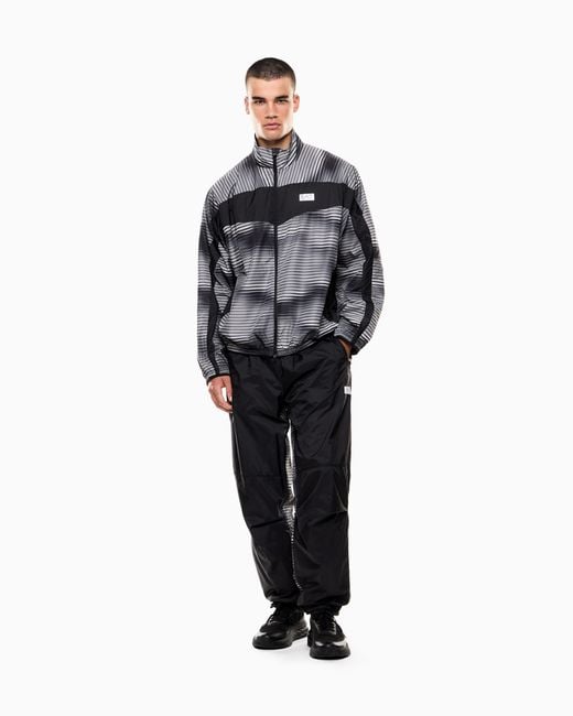 EA7 Blue Dynamic Athlete Tracksuit for men