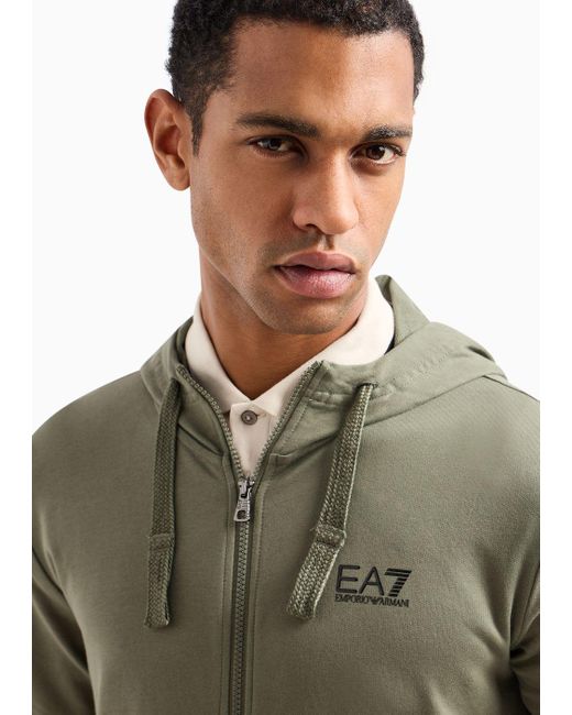 EA7 Core Identity Trainingsanzug Aus Baumwolle in Green für Herren