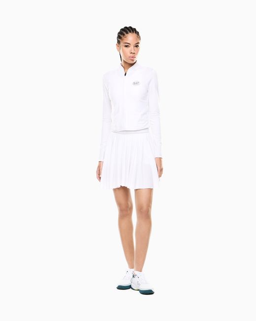 EA7 White Tennis Pro Sweatshirt