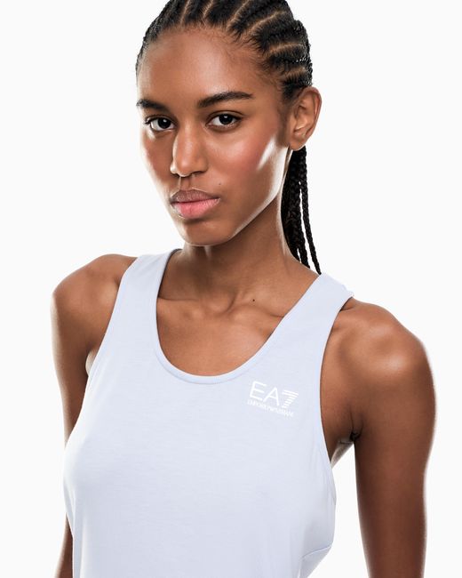 EA7 Blue Dynamic Athlete Tank Top