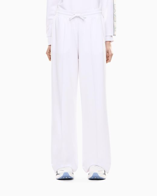 EA7 White Dynamic Athlete Trousers