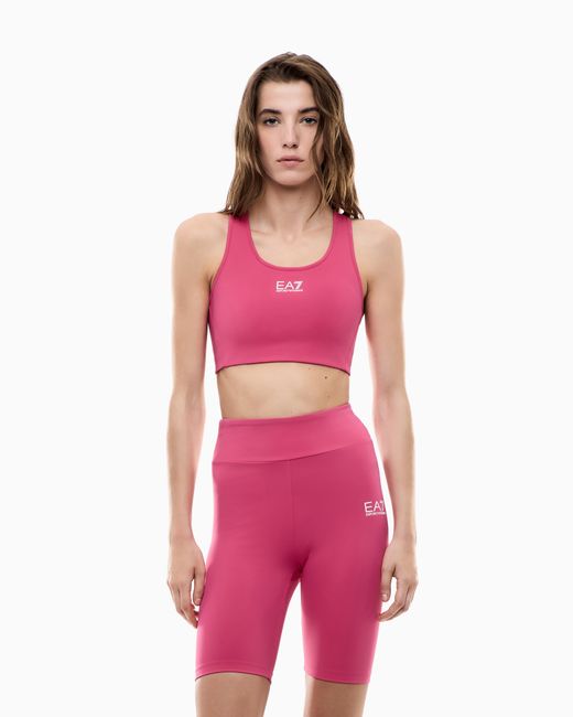 EA7 Pink Cycling Legging