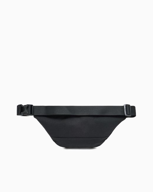 EA7 Black Train Core Belt Bag With Logo