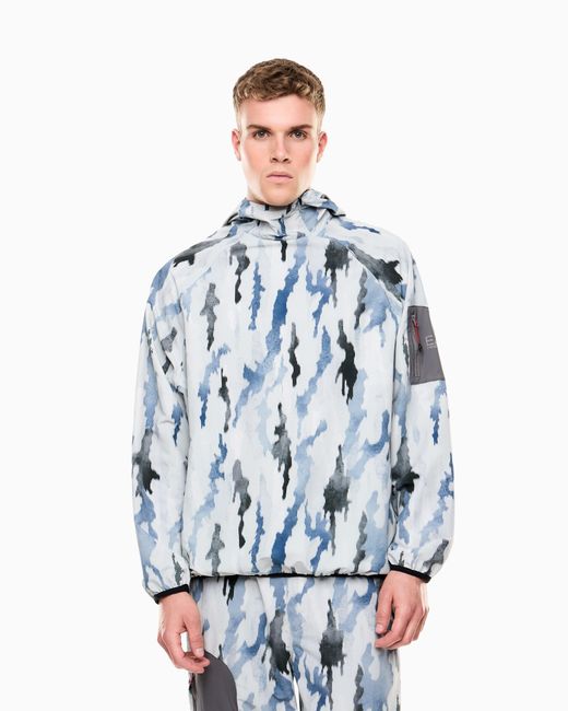 EA7 Blue Dynamic Athlete Jacket for men