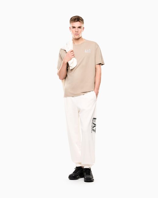 EA7 Natural Visibility Cotton Jersey T-Shirt for men