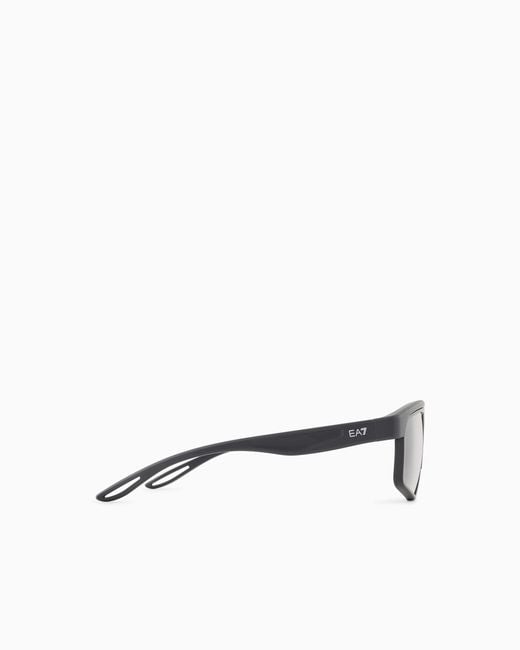 EA7 Sonnenbrille Vyron in White für Herren