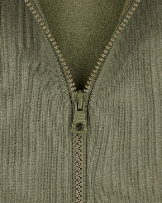 EA7 Green Regular Fit Full-Zip Hoodie Core Identity for men