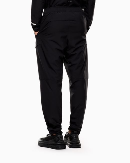 EA7 Blue Dynamic Athlete Trousers for men