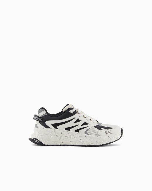 EA7 White Crusher Sonic Dart Sneakers
