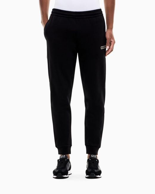 EA7 Blue Slim Fit Pants Logo Series for men