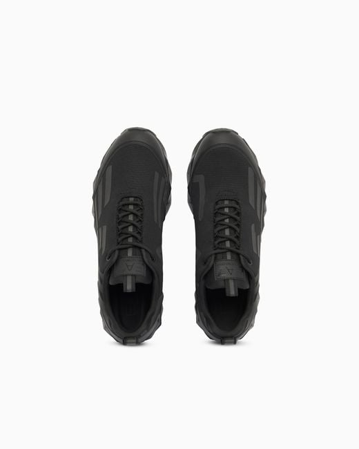EA7 White Running Sneaker With Ultralight Sole Ultimate C2 Kombat New