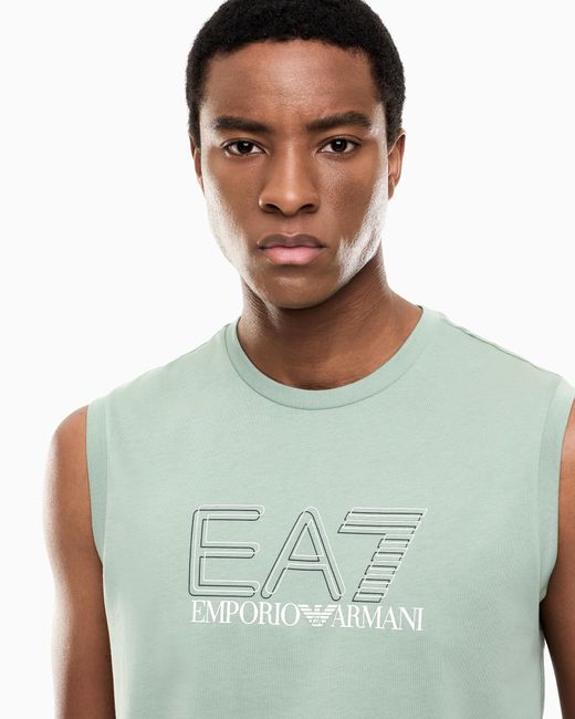 EA7 Green Visibility Tank Top for men