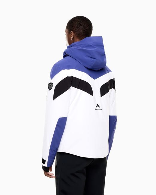EA7 Blue Technical Ski Jacket for men
