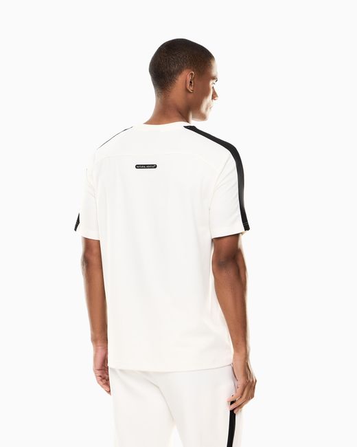 EA7 White Dynamic Athlete T-Shirt for men