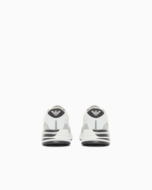 EA7 White Sneakers Crusher Distance