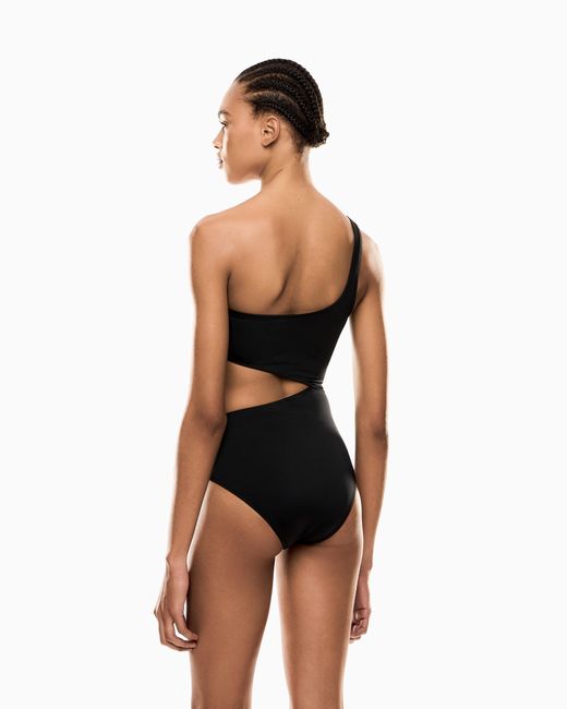 EA7 Black Badeanzug Aus Funktionsgewebe
