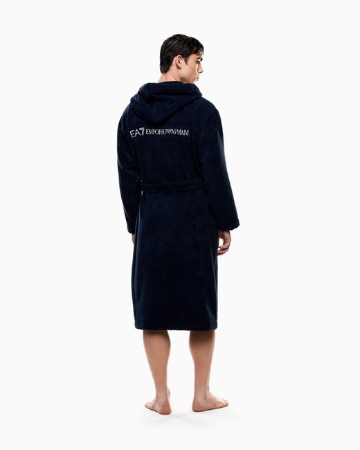 Accappatoio di EA7 in Blue da Uomo