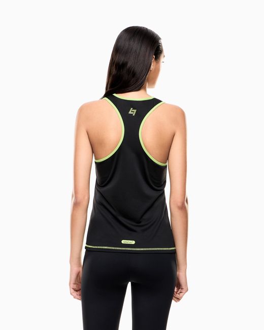EA7 Black Dynamic Athlete Tanktop Aus Ventus7-Funktionsgewebe