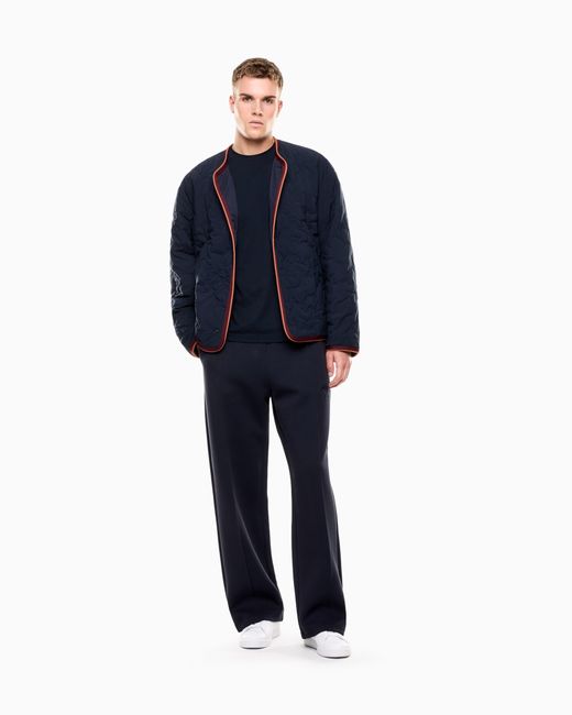 EA7 Blue Lunar New Year Nylon Jacket for men