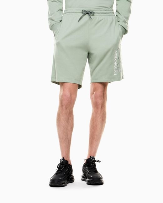 EA7 Green Visibility Shorts for men