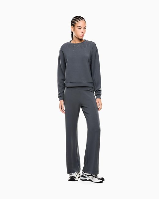 EA7 Blue Stretch Modal Blend Tracksuit