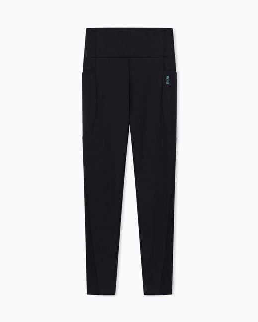 EA7 Blue Slim-Fit Leggings 7.0