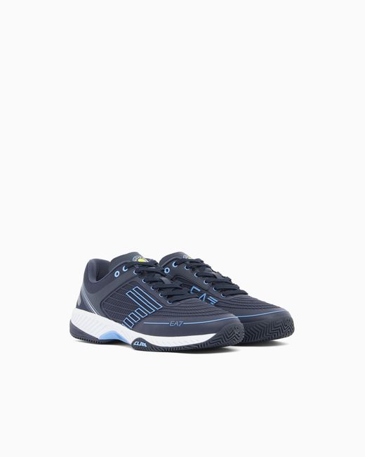 EA7 Blue Tennis Sneaker