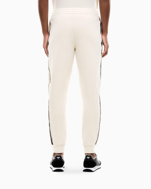 EA7 Natural Slim Fit Pants Logo Series for men