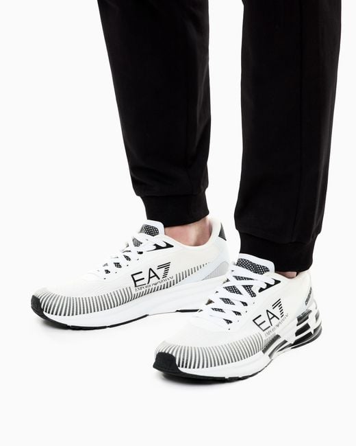 EA7 White Sneakers Crusher Distance