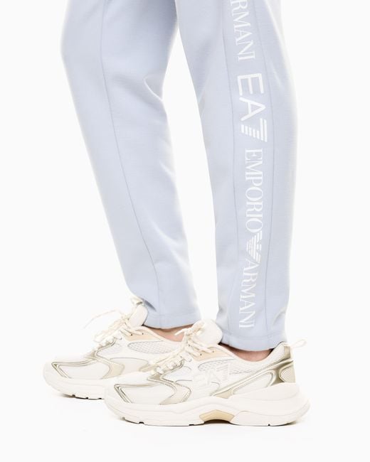 EA7 White Logo Suit