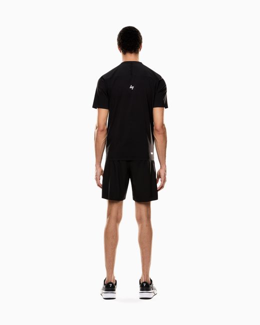 EA7 Dynamic Athlete Set Mit T-Shirt Und Shorts Aus Ventus7-Funktionsgewebe in Black für Herren
