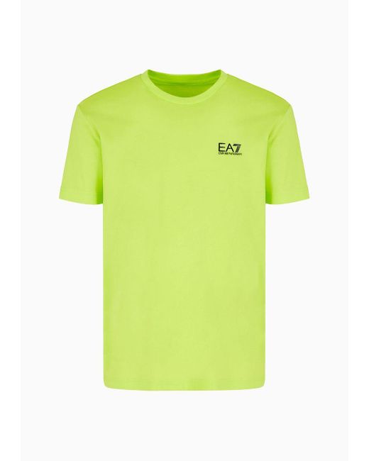 EA7 Green Pima Cotton Core Identity T-shirt for men