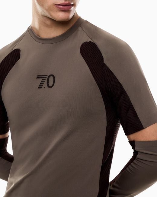 EA7 Gray 7.0 Show T-Shirt for men