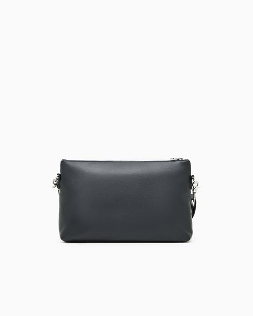 EA7 Black Winter Mix Umhängetasche Aus Gewebe