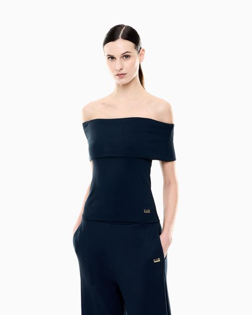 EA7 Blue Top