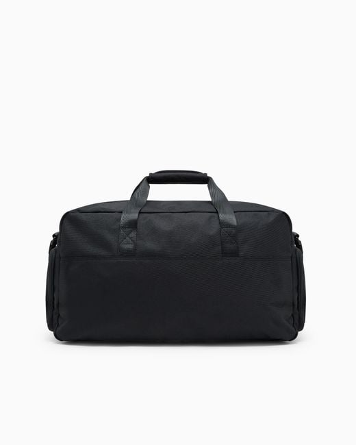 EA7 Black Train Core Medium Gym Bag With Oversized Logo
