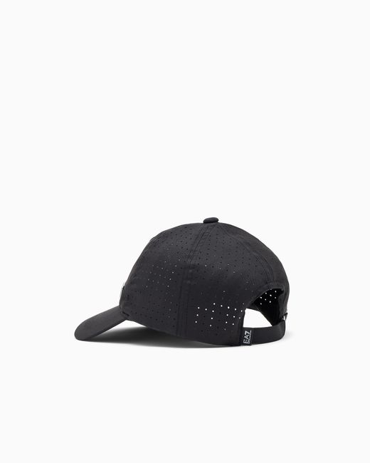 EA7 White Baseball Hat Premium Label With Cotton Lining