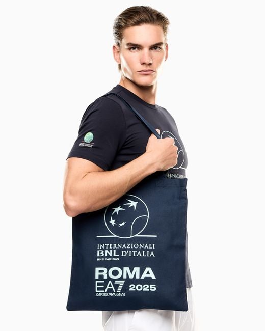 Internazionali Bnl D'Italia Tote Bag di EA7 in Blue