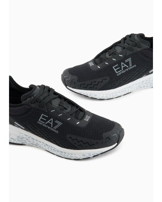 EA7 Gray Crusher Distance Mistica Sneakers