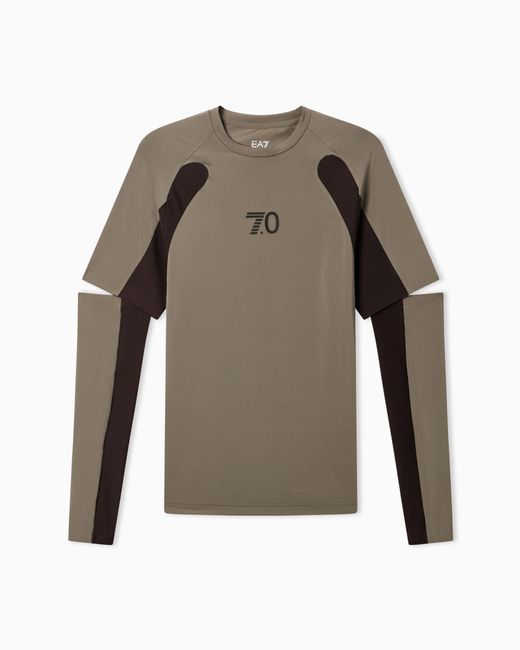 EA7 Gray 7.0 Show T-Shirt for men