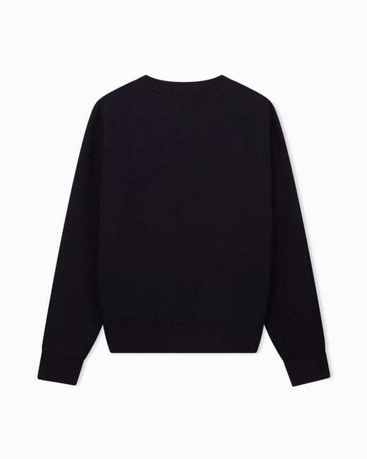 EA7 Blue Oversized Sweatshirt Visibility