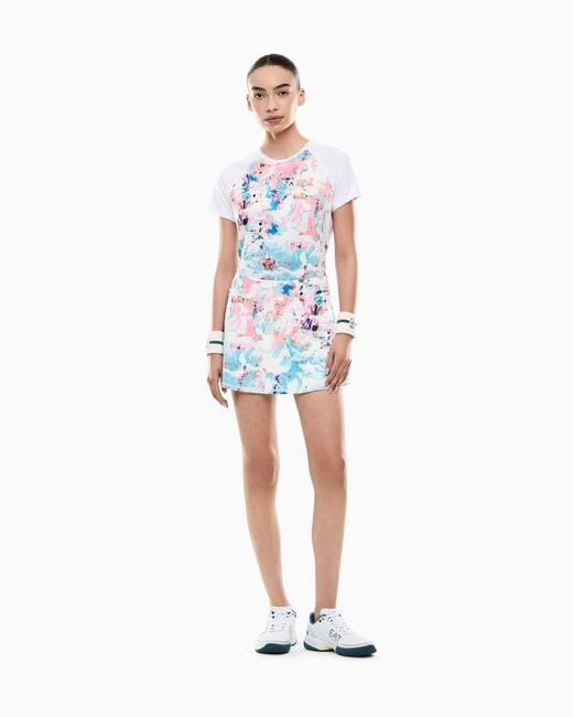 EA7 White Tennis Pro T-Shirt