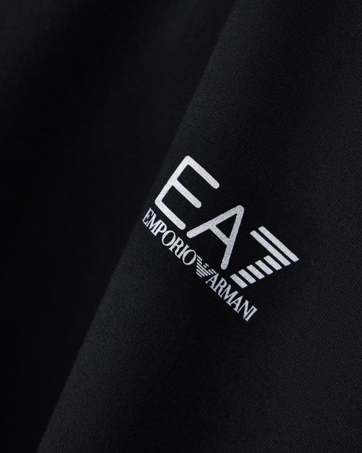 Tuta Con Cappuccio E Nastro Logato Tracksuit di EA7 in Blue
