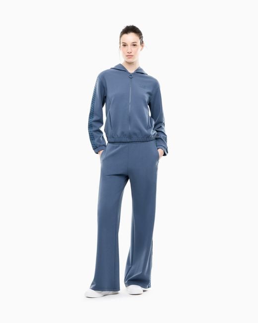 EA7 Blue Oversized Pants Logo Series