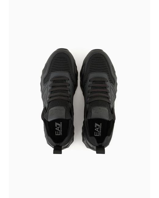 Sneakers Ultimate C2 Kombat Knit di EA7 in Black